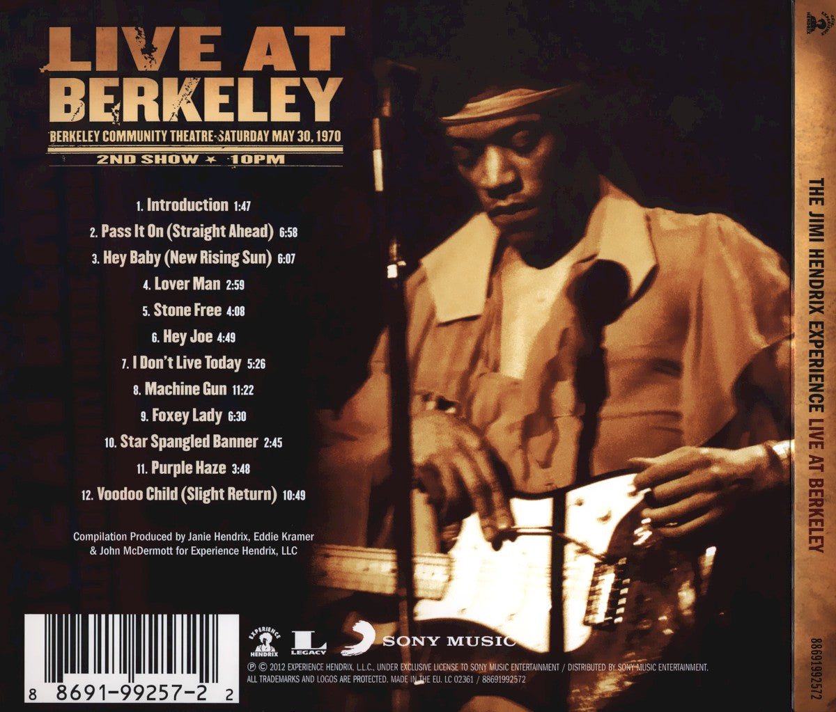 The Jimi Hendrix Experience – Live At Berkeley (CD)
