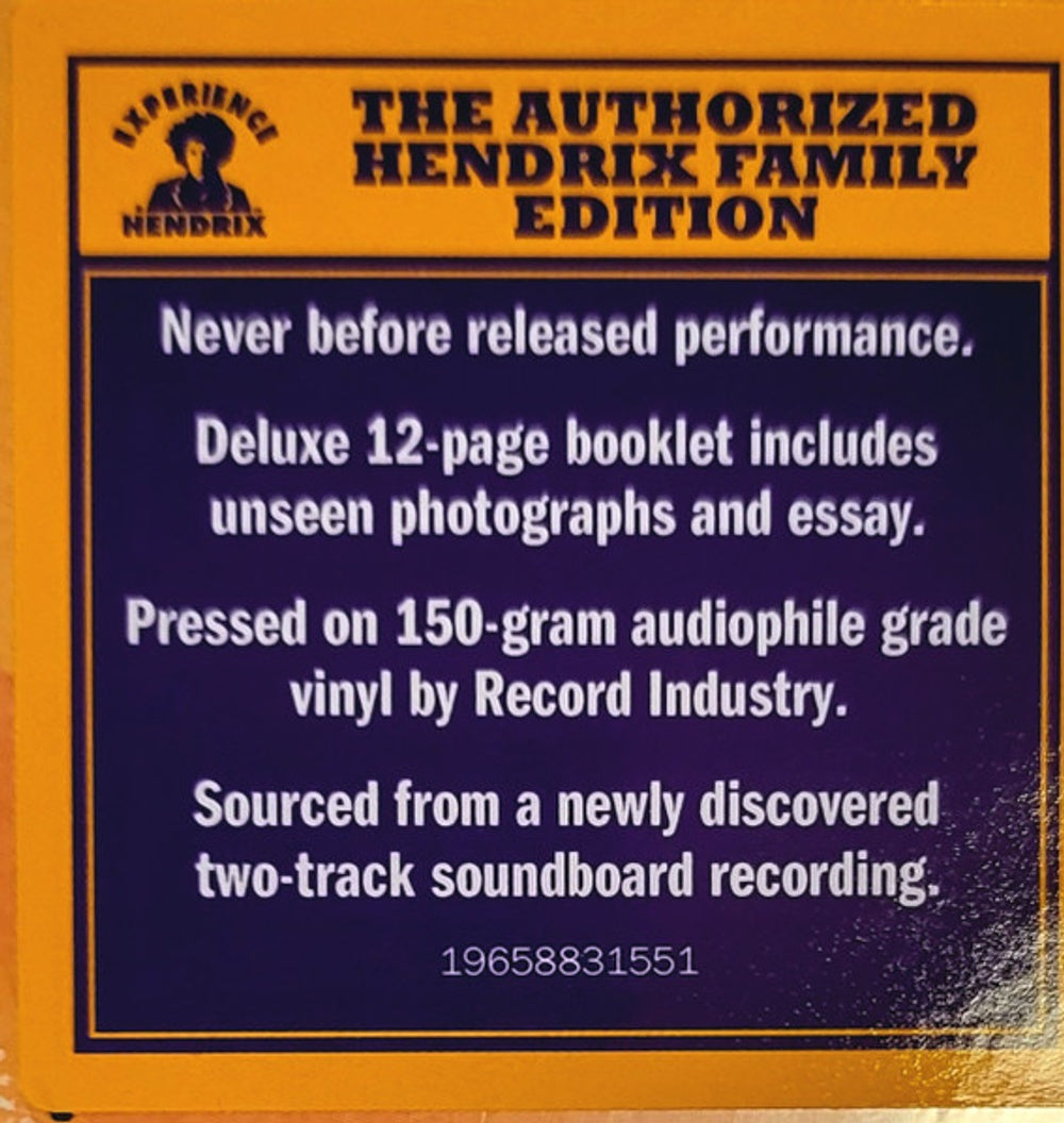 The Jimi Hendrix Experience – Live At The Hollywood Bowl: August 18, 1967 (LP Vinyl)