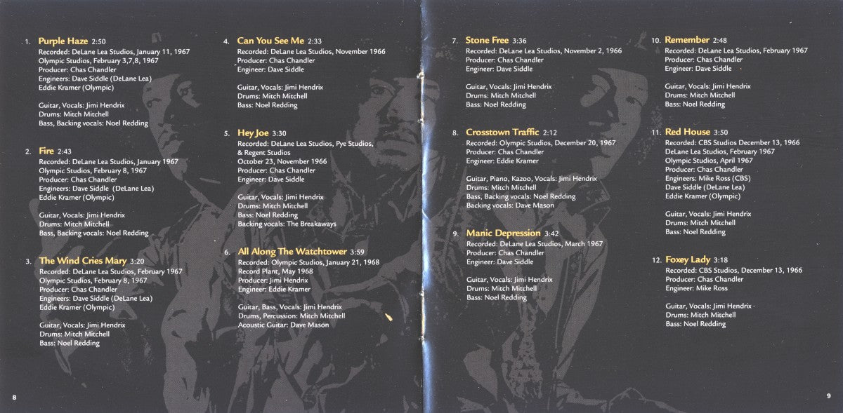 The Jimi Hendrix Experience – Smash Hits (CD)