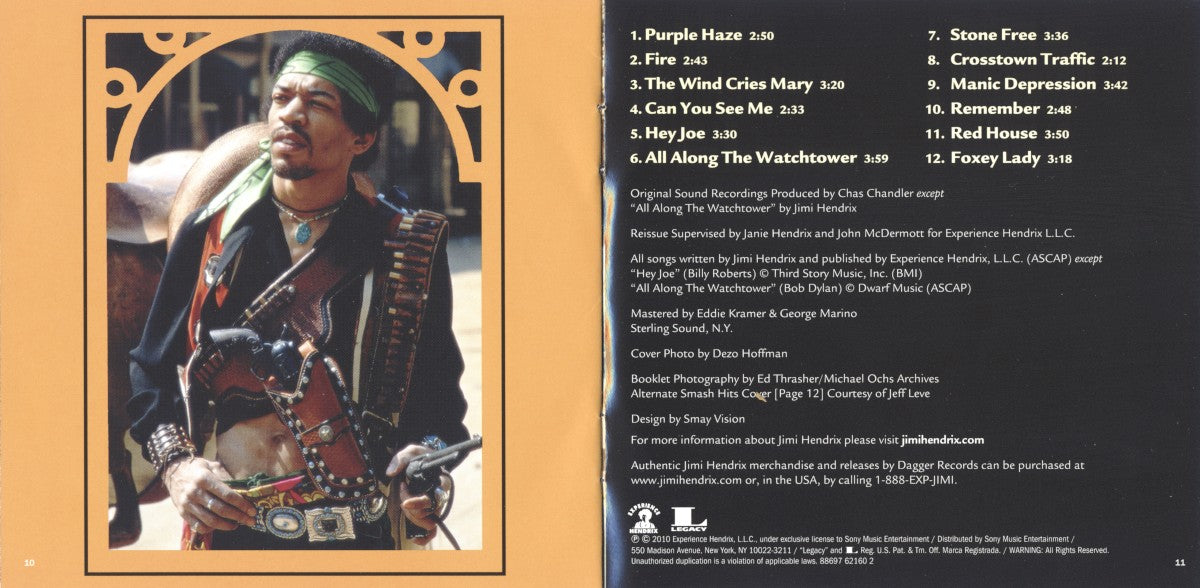 The Jimi Hendrix Experience – Smash Hits (CD)