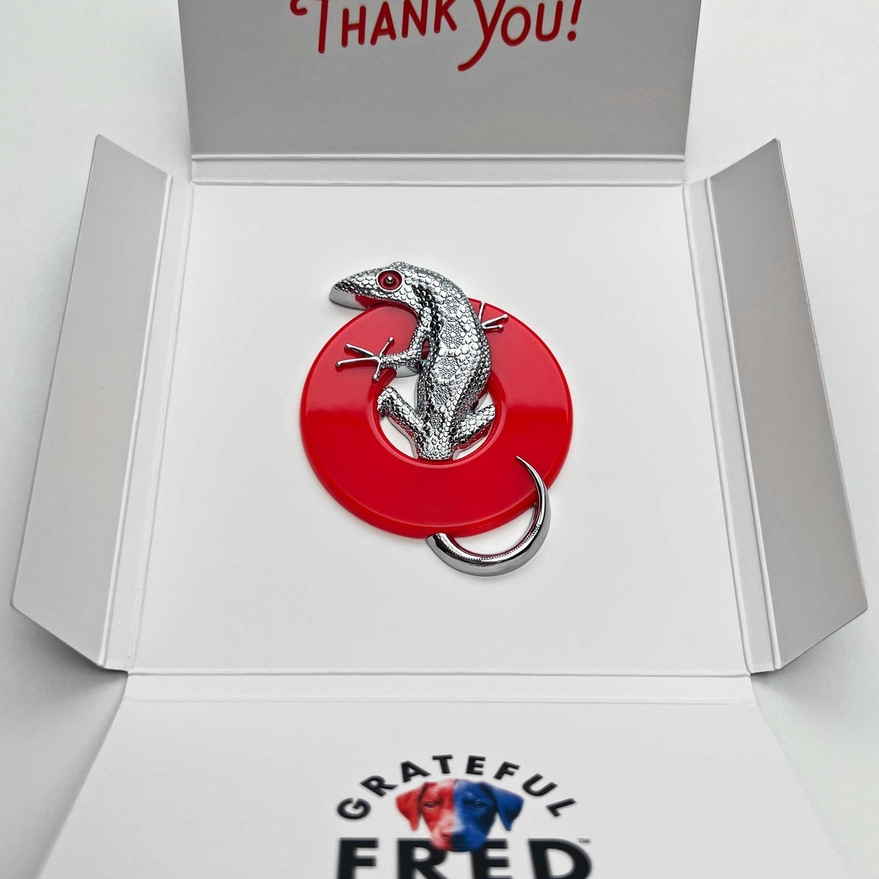 The Lizard Donut Badge