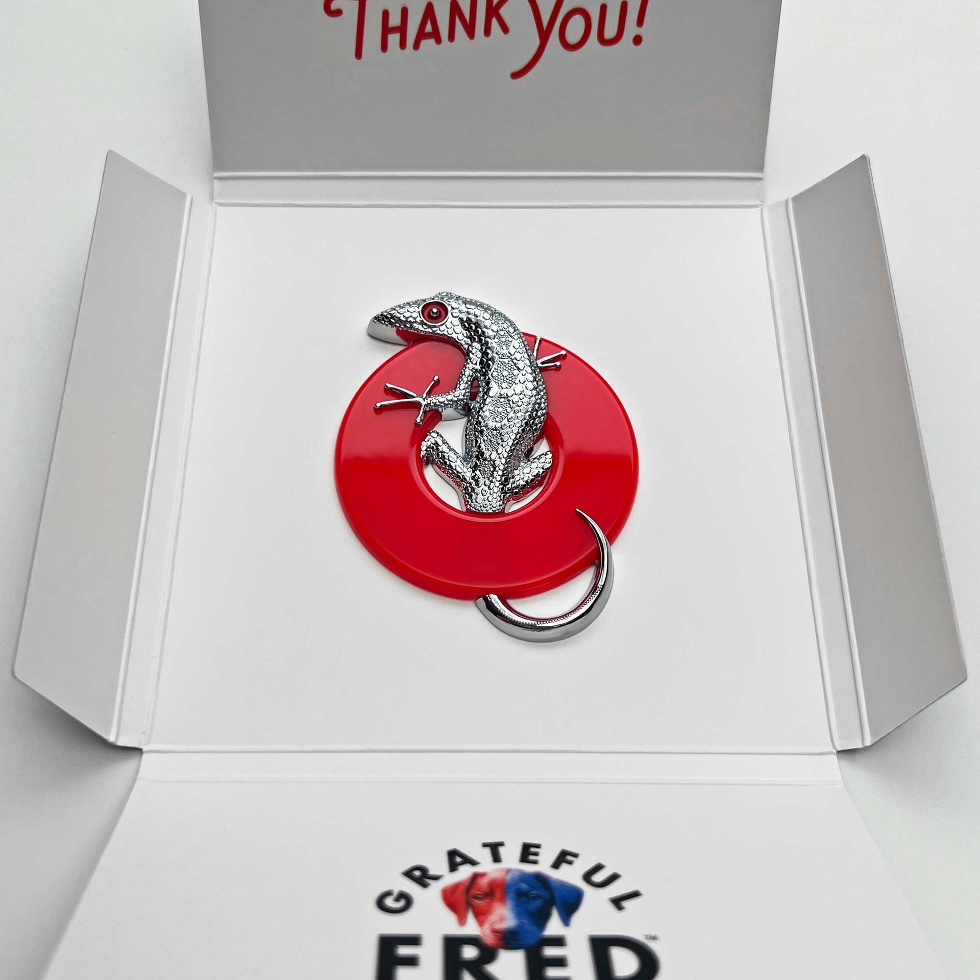 The Lizard Donut Badge