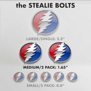The Medium Stealie Bolt Badge (2-Pack)