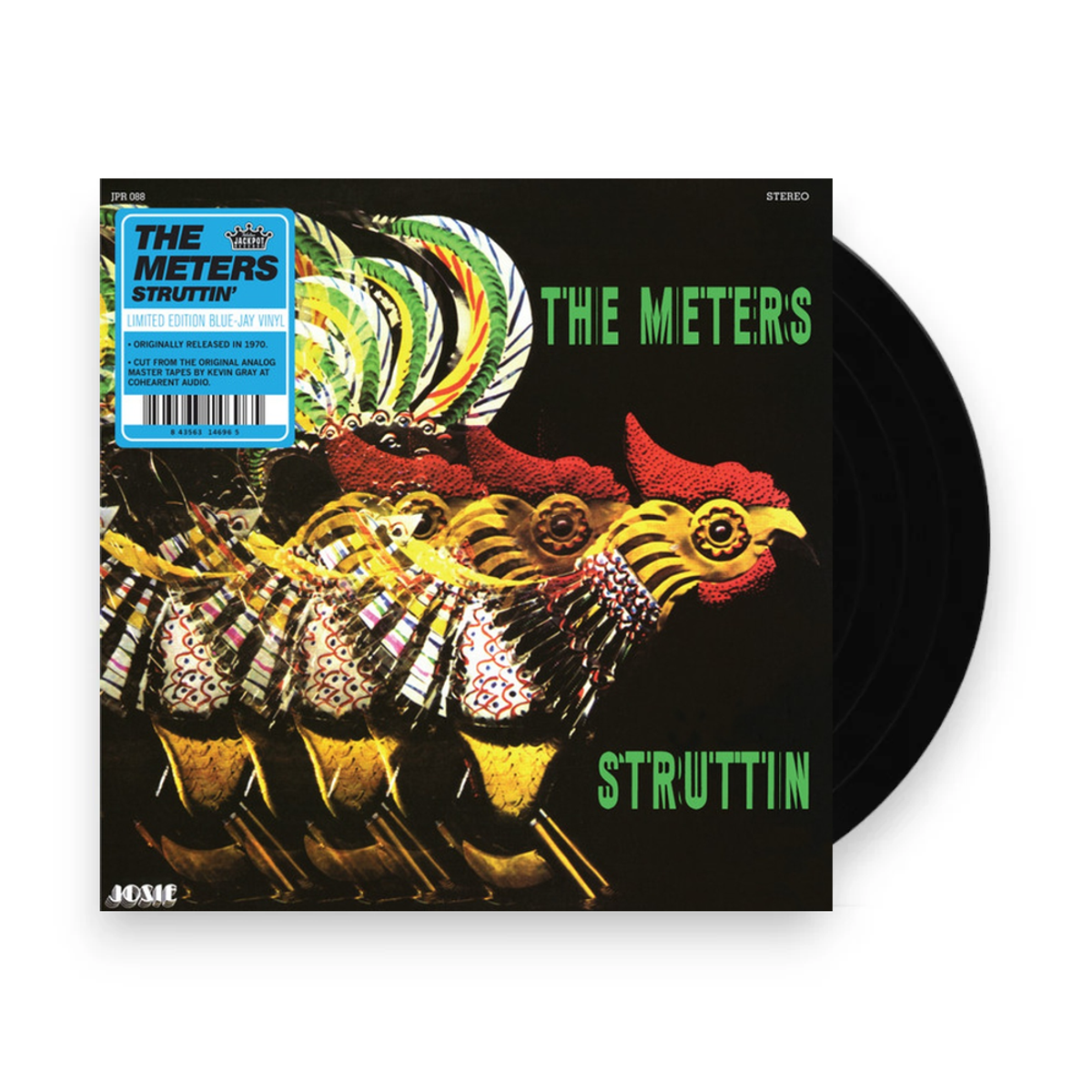 The Meters – Struttin' (Blue LP Vinyl) - Front