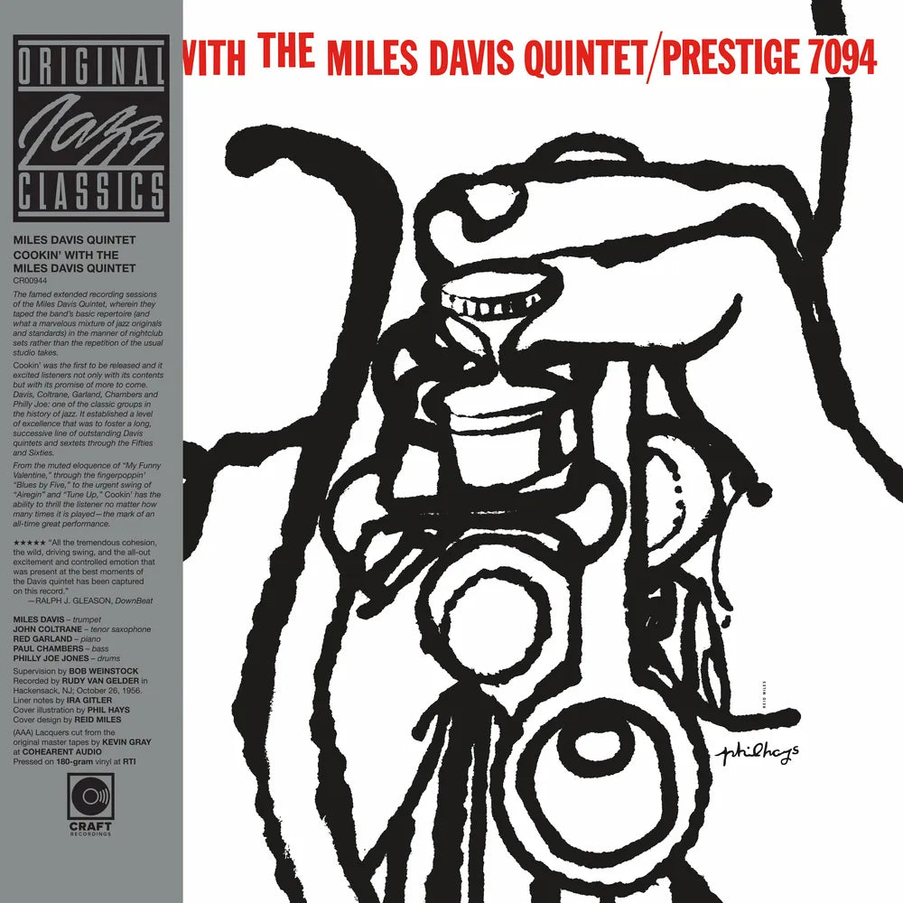 The Miles Davis Quintet – Cookin' With The Miles Davis Quintet - 2026 Original Jazz Classics (180g with tip-on jacket + obi LP Vinyl)