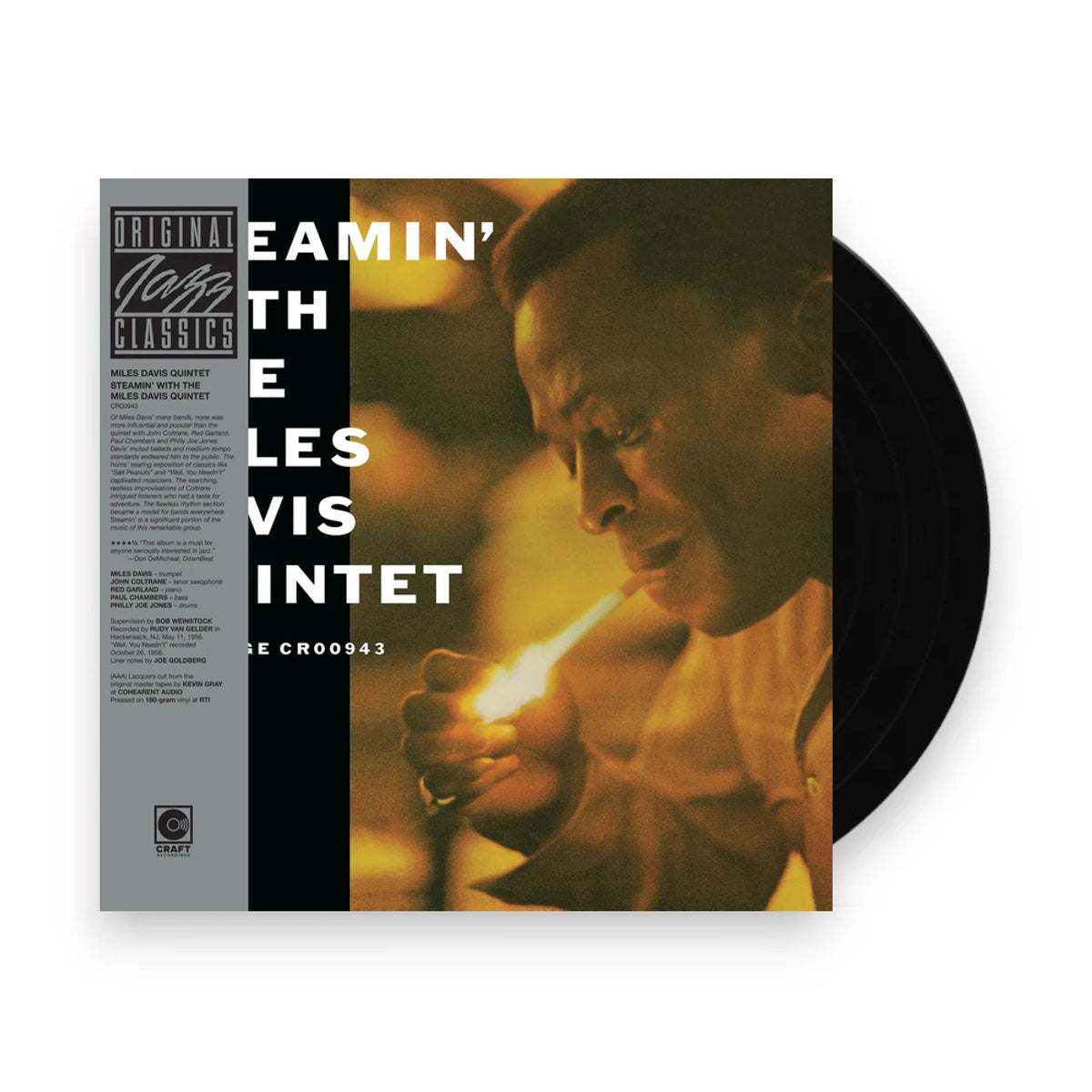 The Miles Davis Quintet – Steamin' With The Miles Davis Quintet (180g with OBI LP Vinyl)