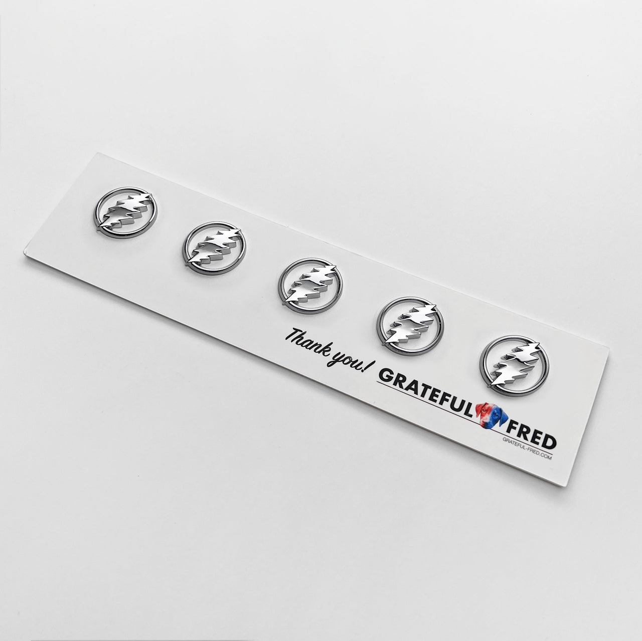 The Mini Bolt Ring Badge (5-Pack)