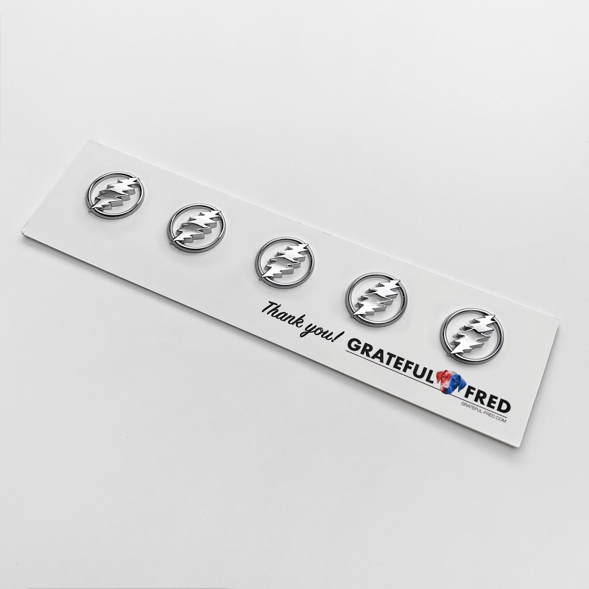The Mini Bolt Ring Badge (5-Pack)