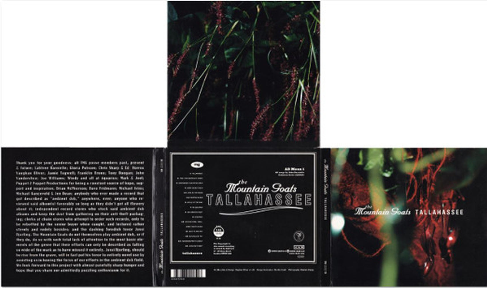 The Mountain Goats – Tallahassee (CD) - Close-Up