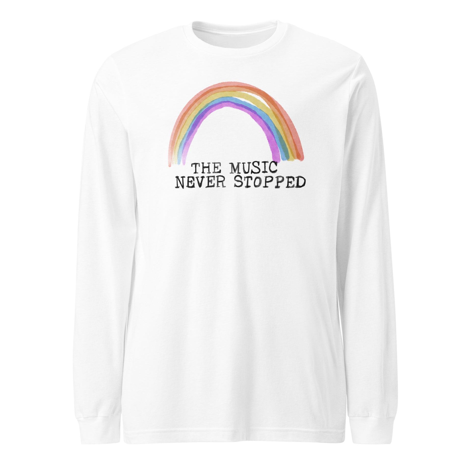 The Music Never Stopped Throwback Long Sleeve T-Shirt