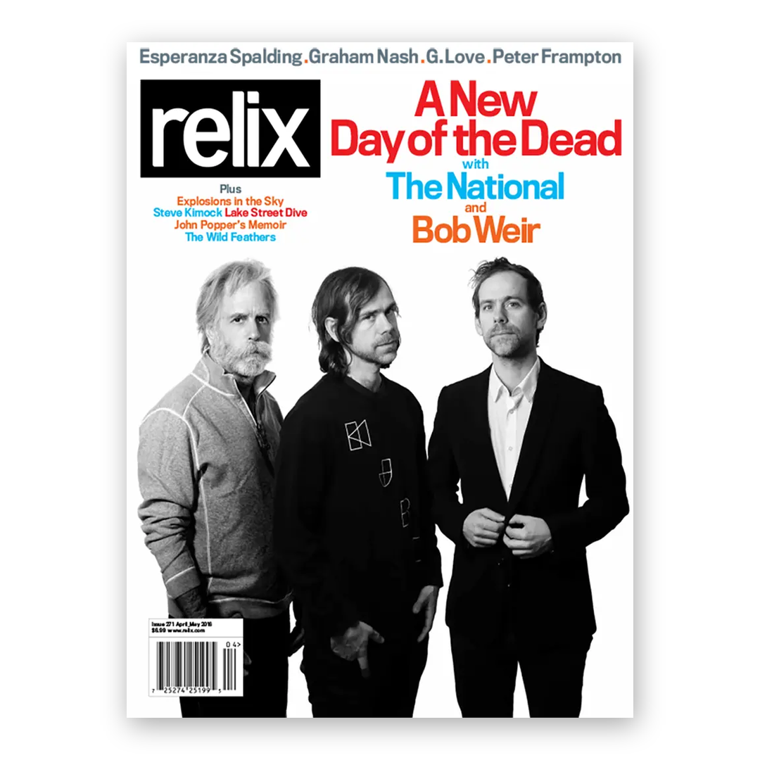 The National & Bob Weir - April/May 2016 Relix Issue