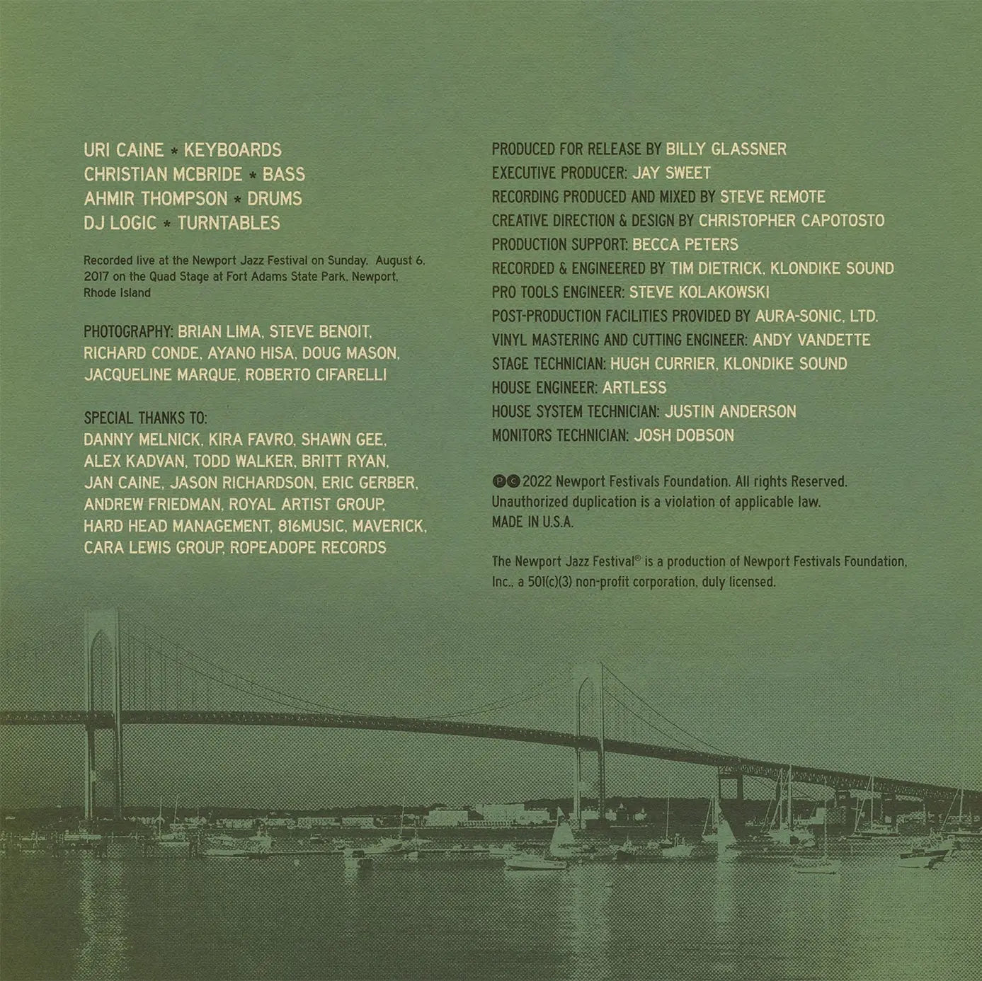 The Philadelphia Experiment - Live at Newport Jazz Festival (2-LP