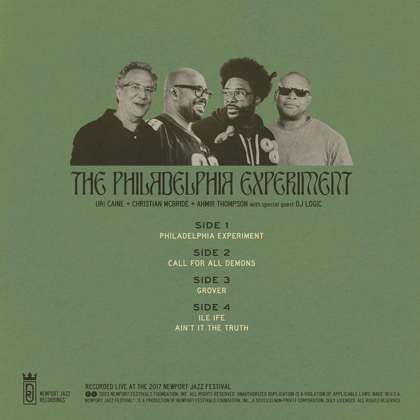 The Philadelphia Experiment - Live at Newport Jazz Festival (2-LP Vinyl)