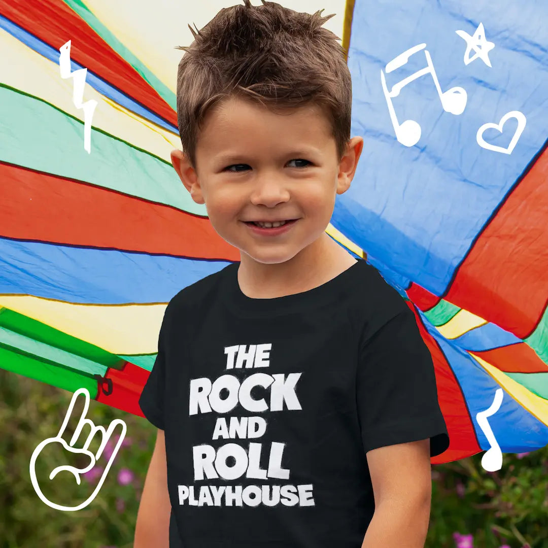 The Rock and Roll Playhouse Toddler T-Shirt by The Rock and Roll Playhouse - Front