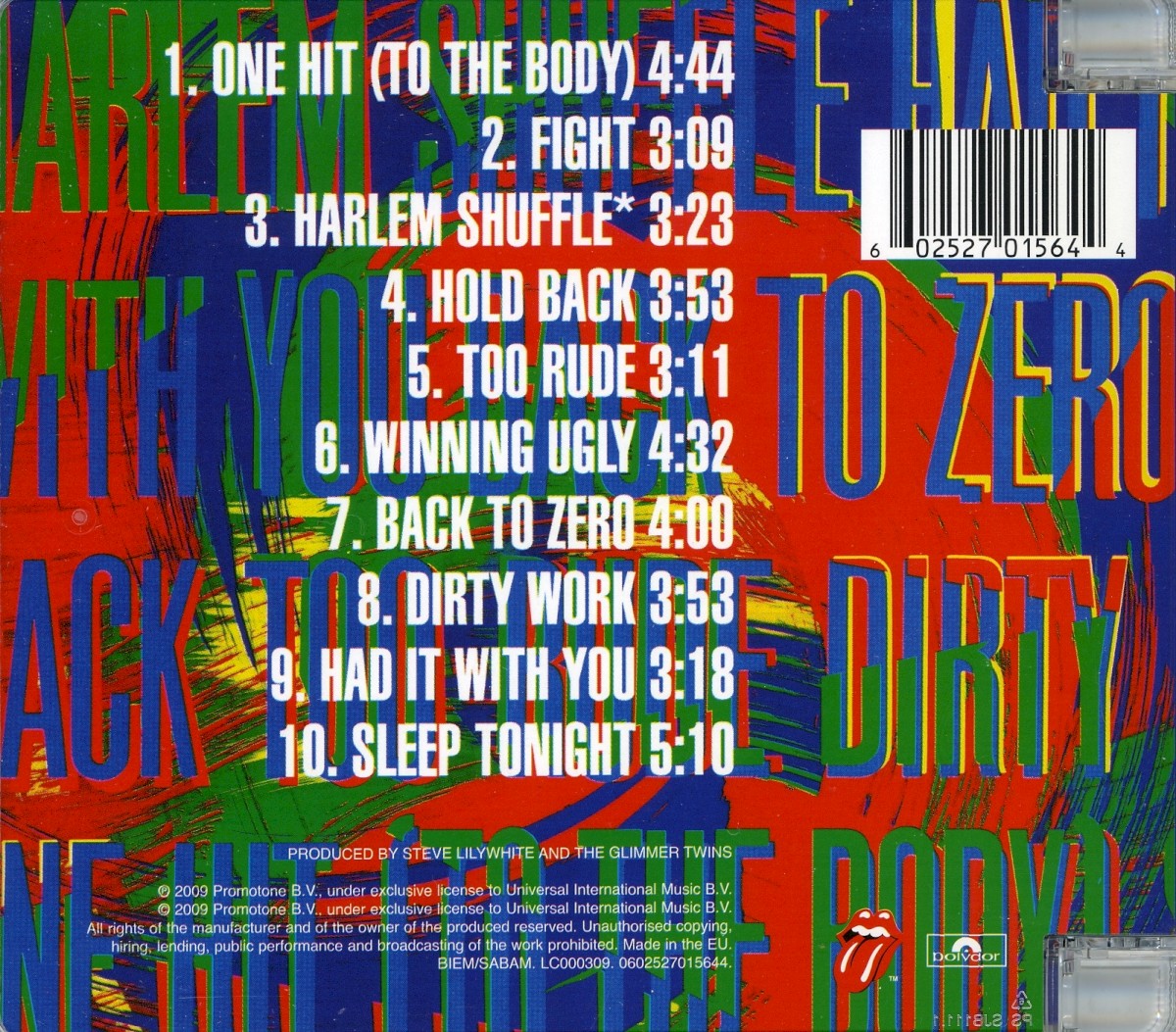 The Rolling Stones – Dirty Work (CD) - Detail