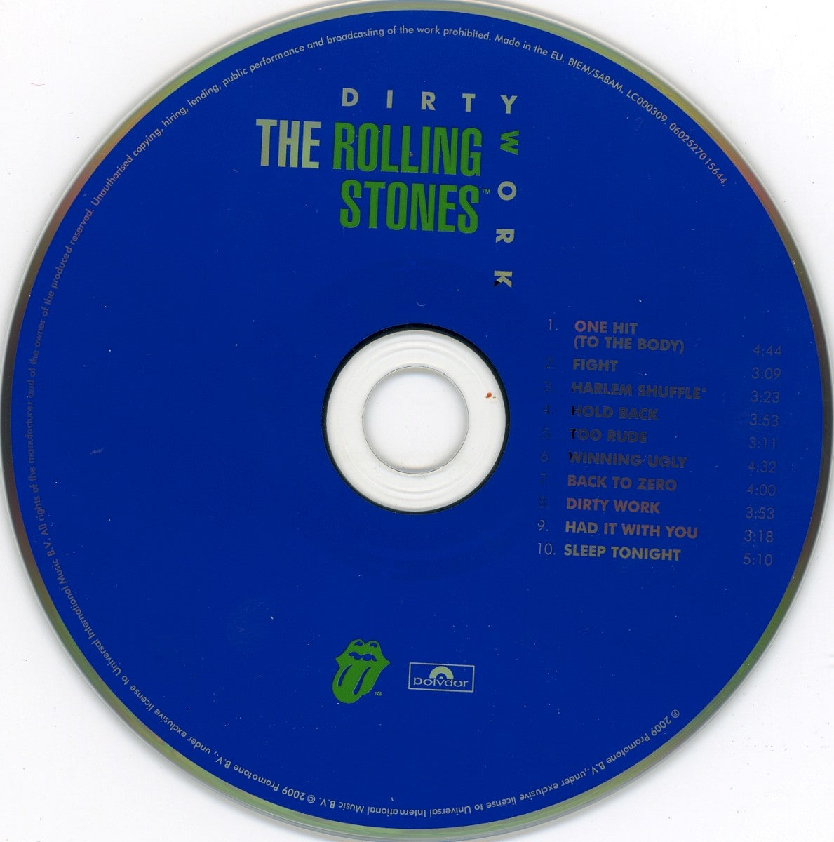 The Rolling Stones – Dirty Work (CD) - Alternate View