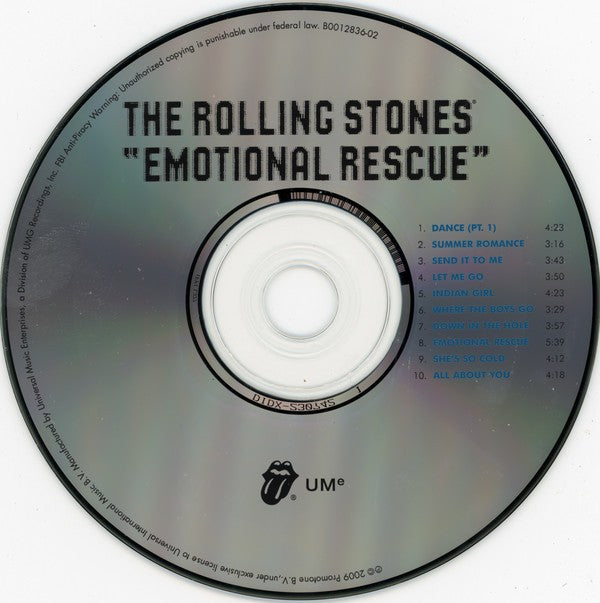 The Rolling Stones – Emotional Rescue (CD) - Close-Up