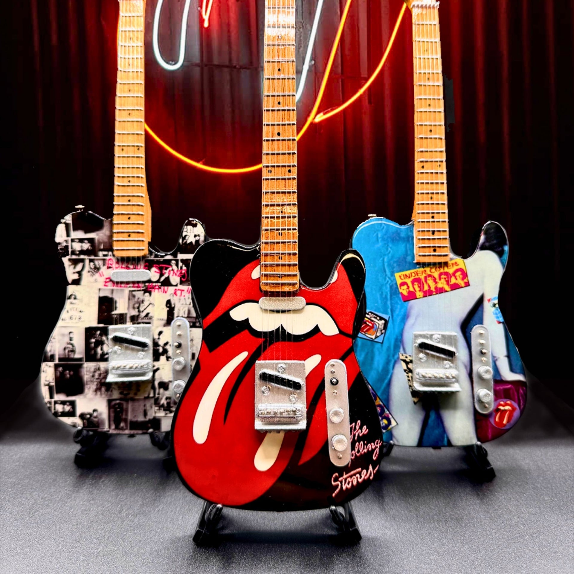 The Rolling Stones "Exile On Main Street" Mini Guitar