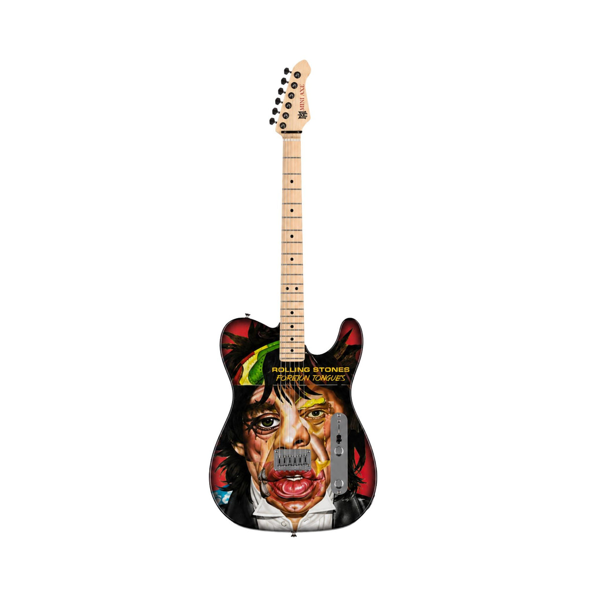 The Rolling Stones "Foreign Tongues" Mini Guitar