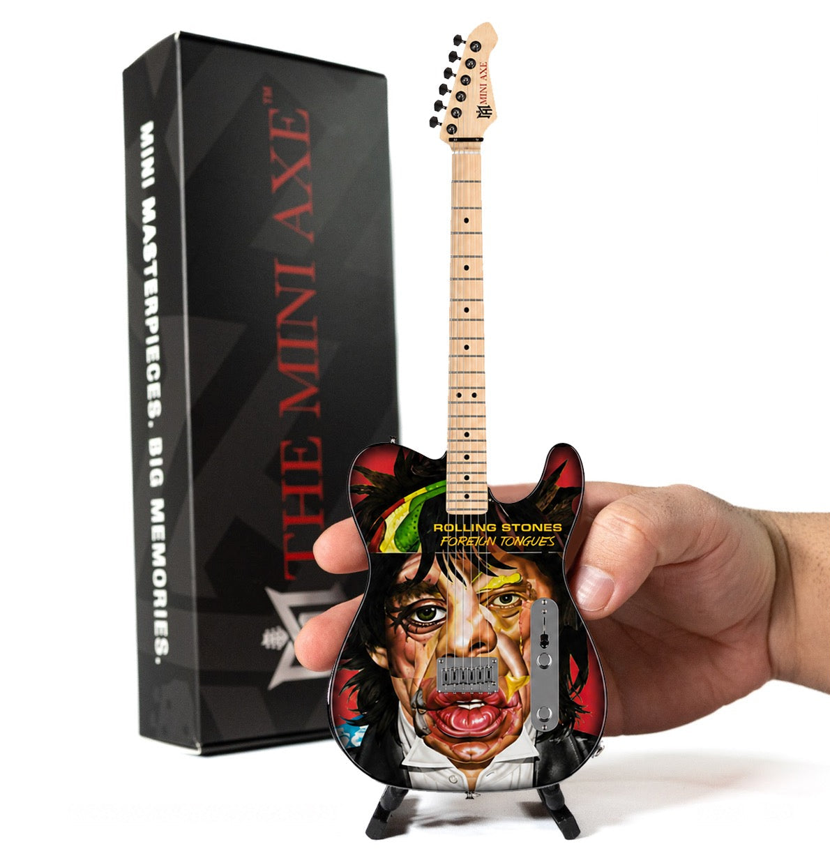 The Rolling Stones "Foreign Tongues" Mini Guitar