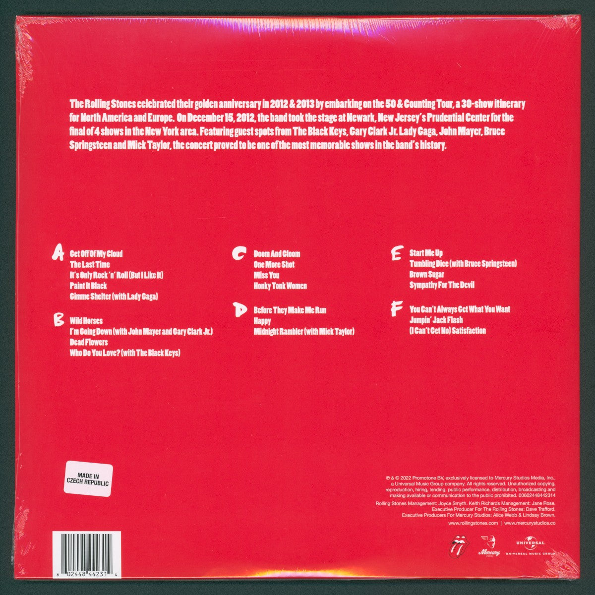 The Rolling Stones – GRRR Live! (3-LP Vinyl) - Detail