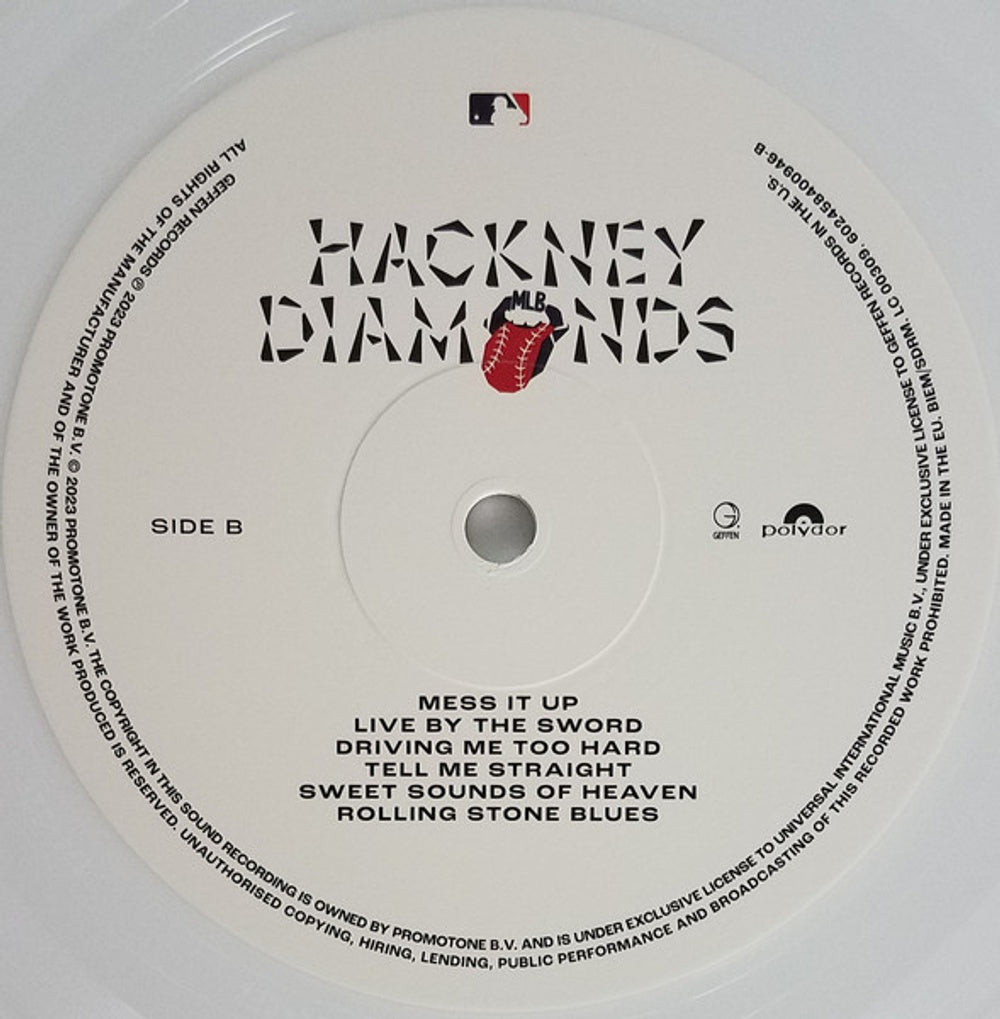The Rolling Stones – Hackney Diamonds (Texas Rangers LP Vinyl) - Close-Up