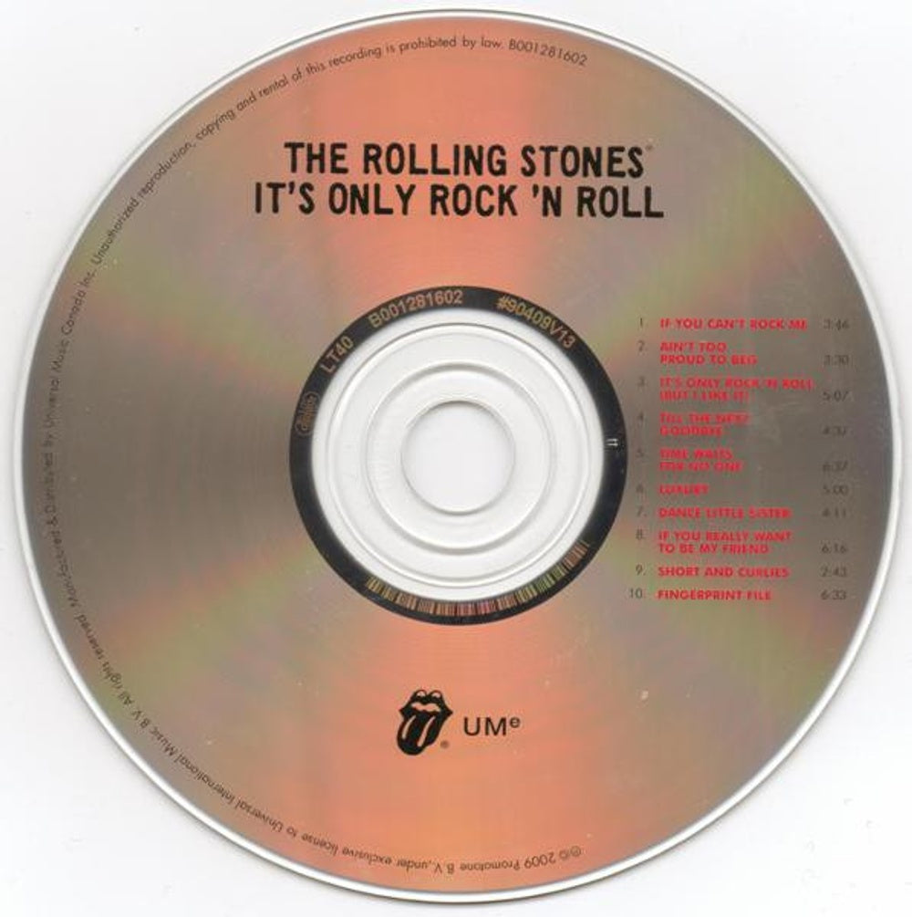 The Rolling Stones – It's Only Rock N Roll (CD) - Alternate View