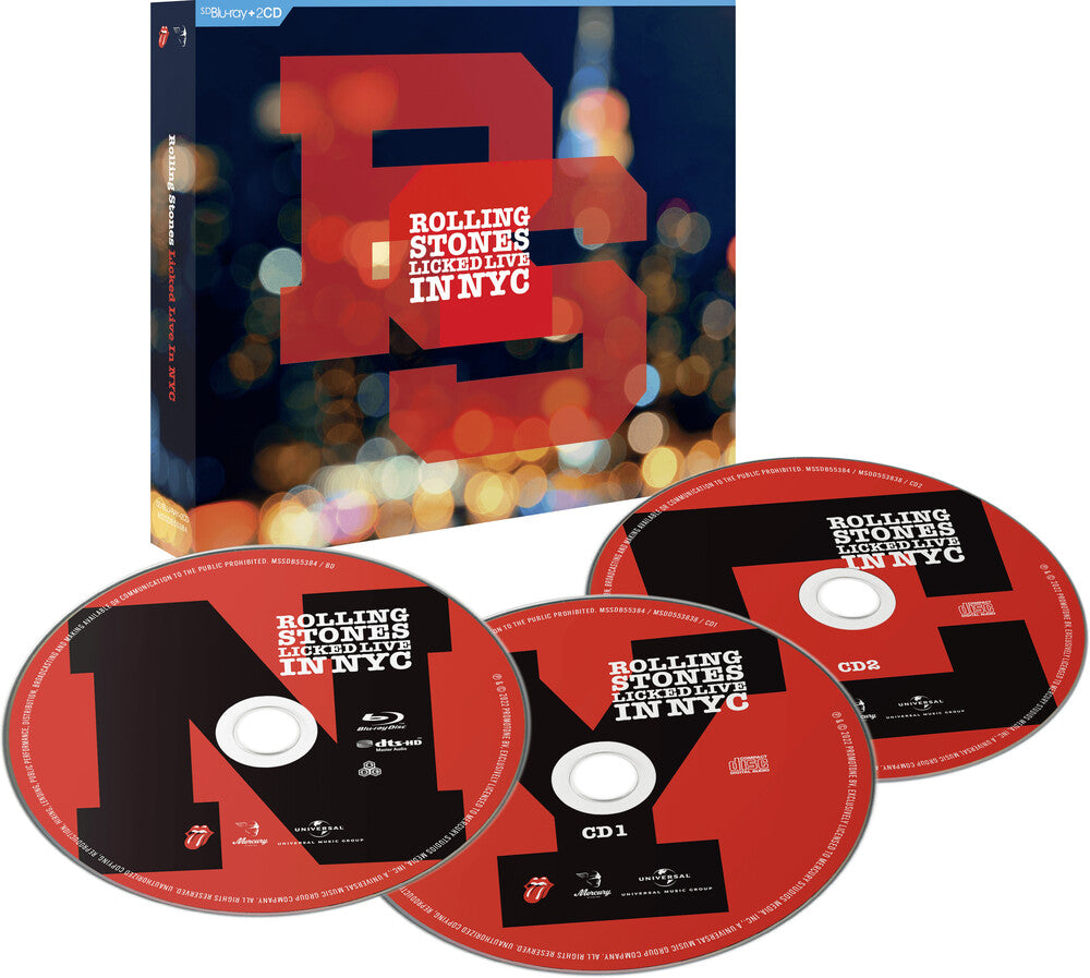 The Rolling Stones – Licked Live In NYC (2-CD + Blu-ray) - Front