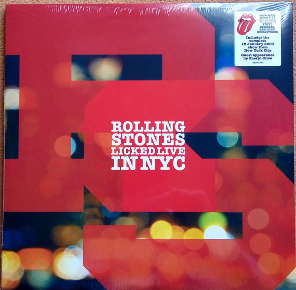 The Rolling Stones – Licked Live In NYC (Limited Edition White 3-LP Vinyl) - Back