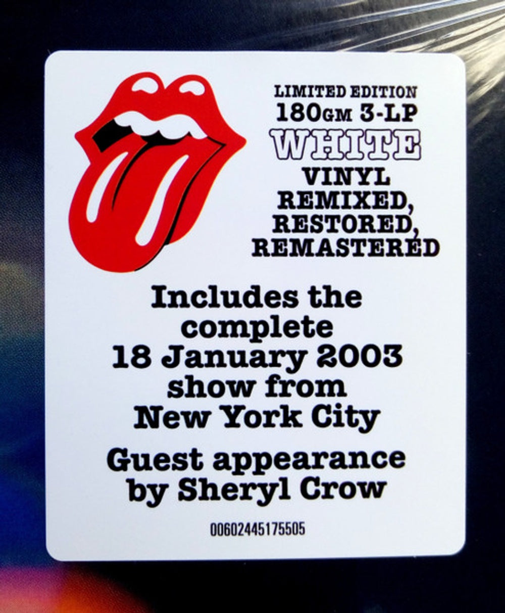 The Rolling Stones – Licked Live In NYC (Limited Edition White 3-LP Vinyl) - Additional View