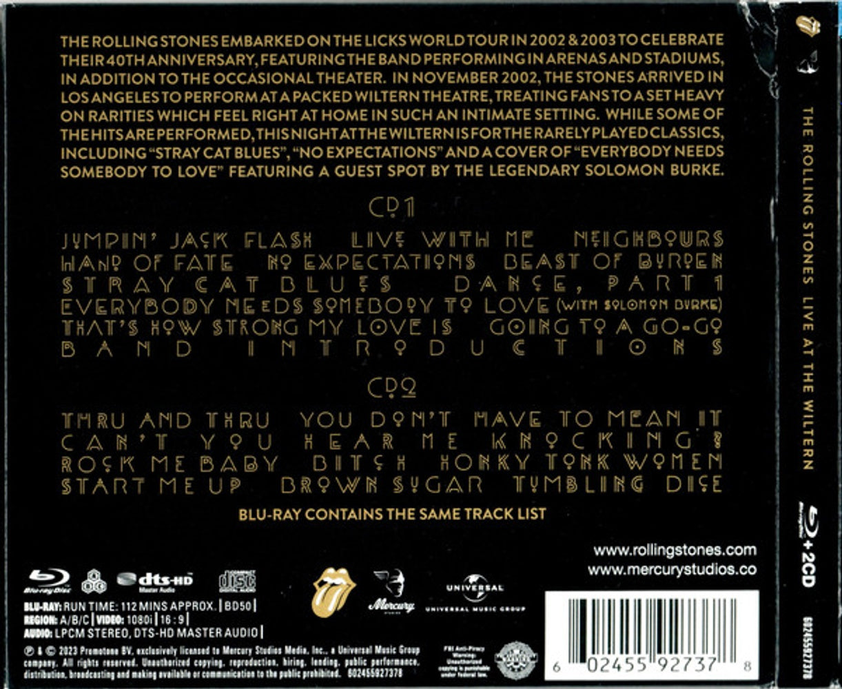The Rolling Stones – Live At The Wiltern (2-CD & Blu-ray) - Detail