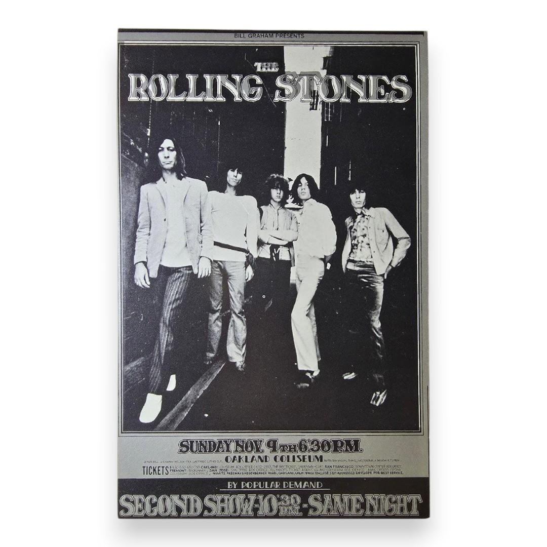 The Rolling Stones, Oakland Coliseum Arena by Randy Tuten, Ron Raffaelli | November 9, 1969 | Vintage Handbill - Front