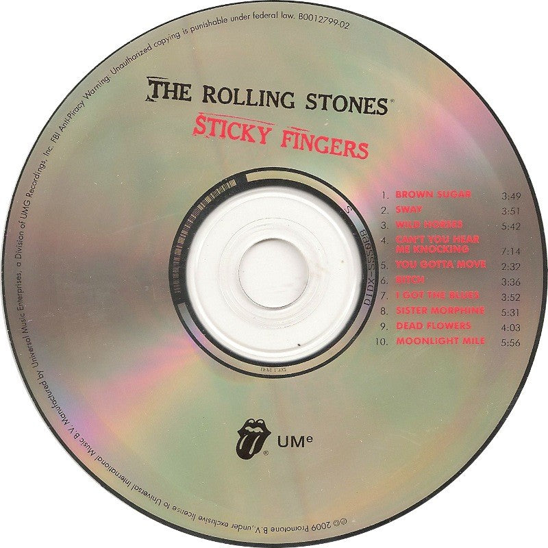 The Rolling Stones – Sticky Fingers (CD) - Alternate View