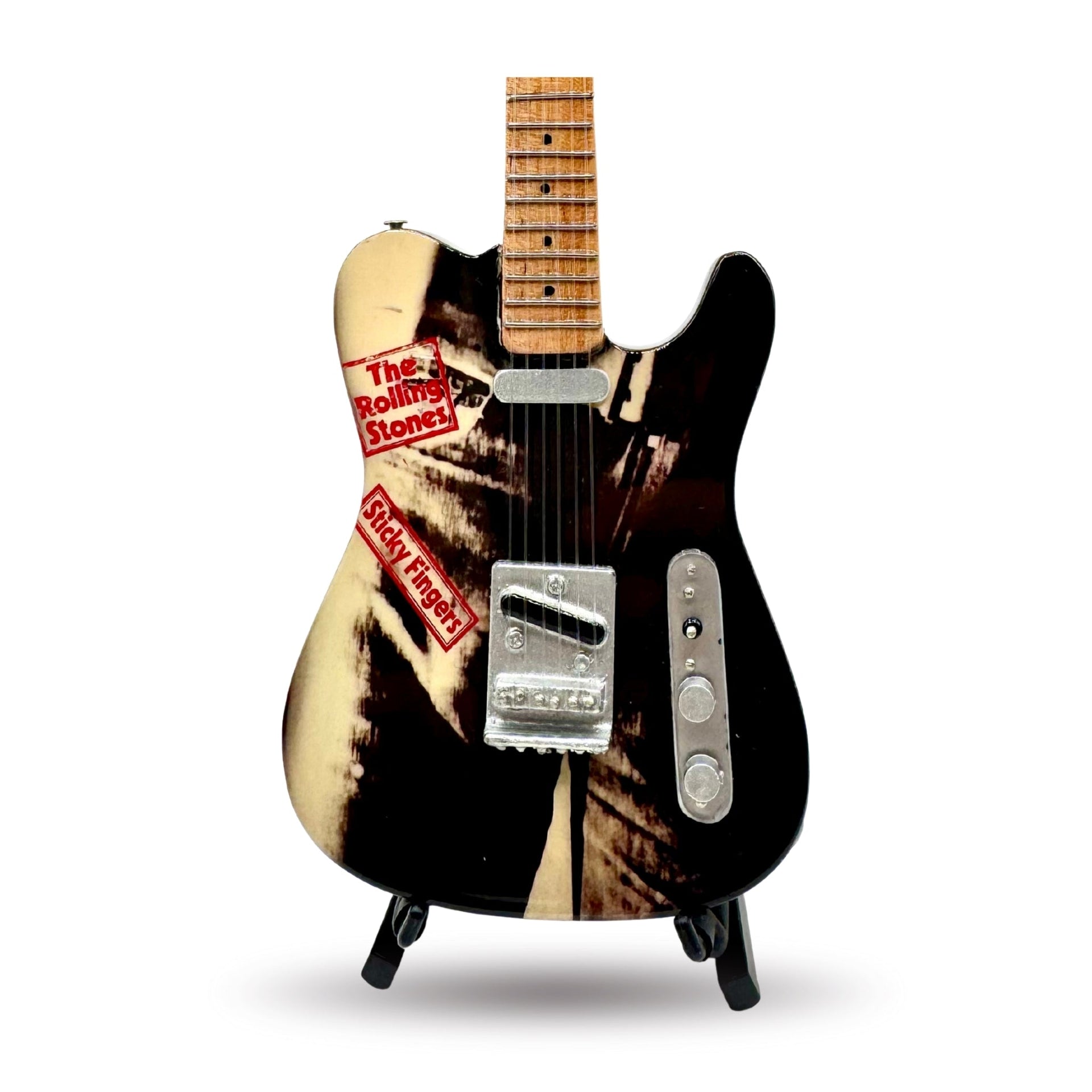 The Rolling Stones "Sticky Fingers" Mini Guitar