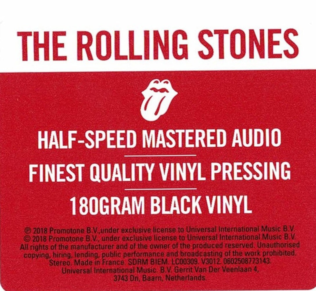 The Rolling Stones – Sticky Fingers: Remastered (180g LP Vinyl) - Side View