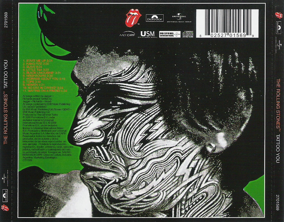 The Rolling Stones – Tattoo You (CD) - Detail
