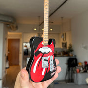The Rolling Stones "Tongue and Lips" Mini Guitar