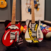 The Rolling Stones "Tongue and Lips" Mini Guitar