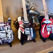 The Rolling Stones "Tongue and Lips" Mini Guitar