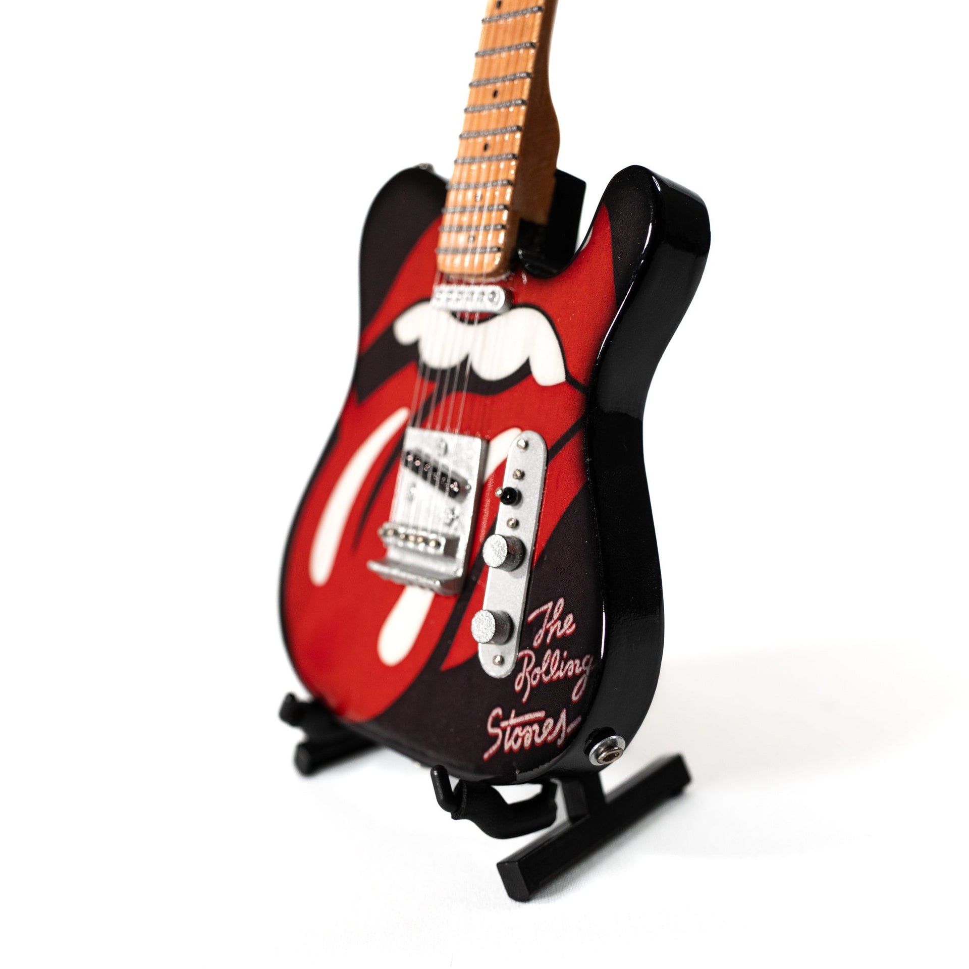 The Rolling Stones "Tongue and Lips" Mini Guitar