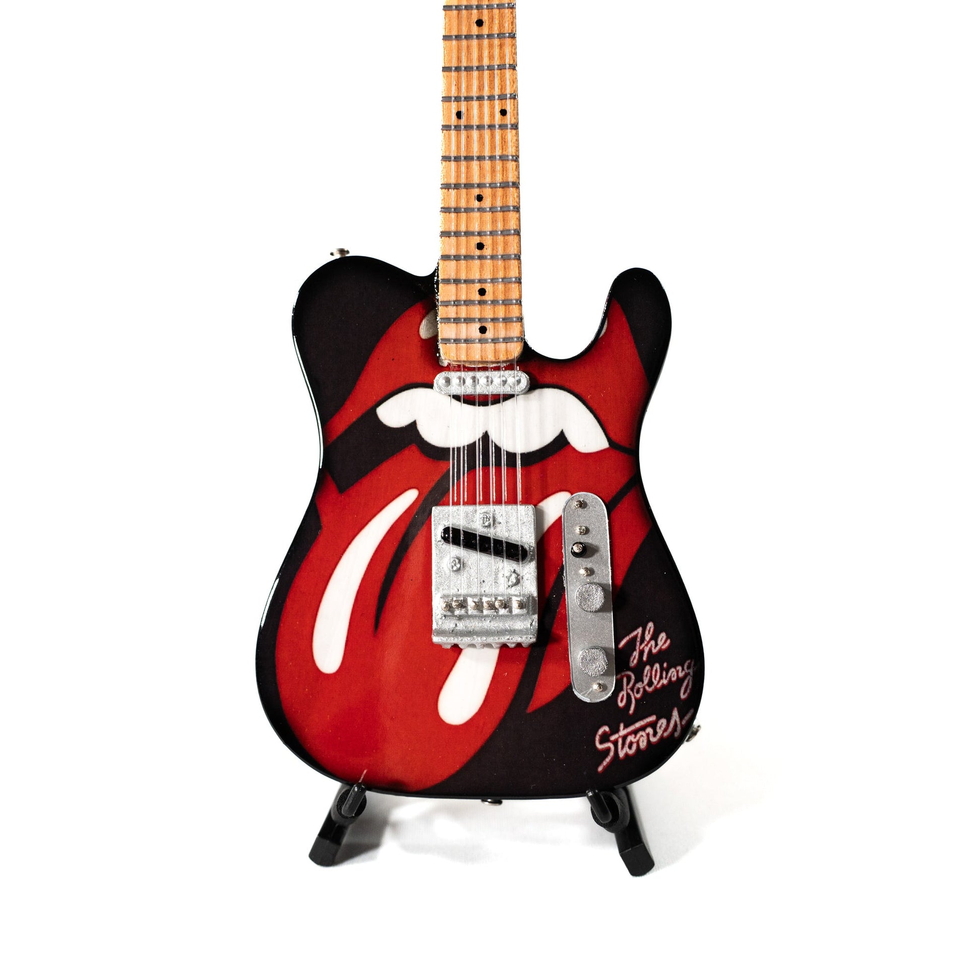 The Rolling Stones "Tongue and Lips" Mini Guitar