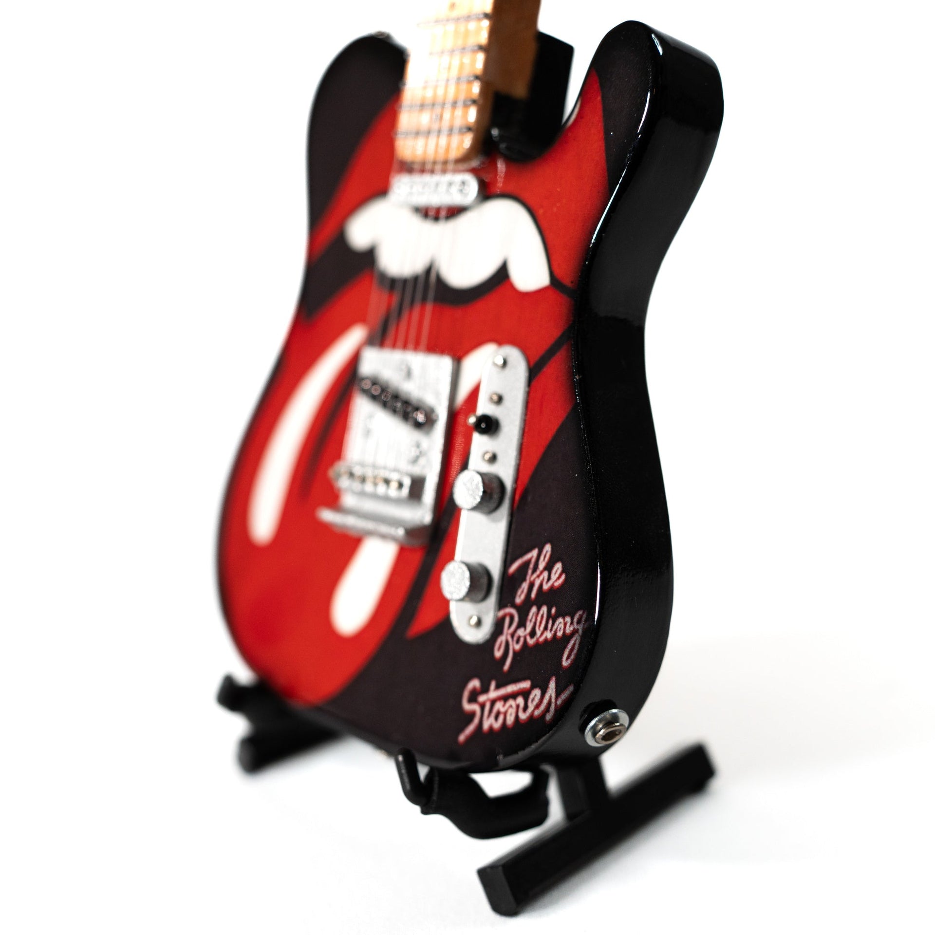 The Rolling Stones "Tongue and Lips" Mini Guitar