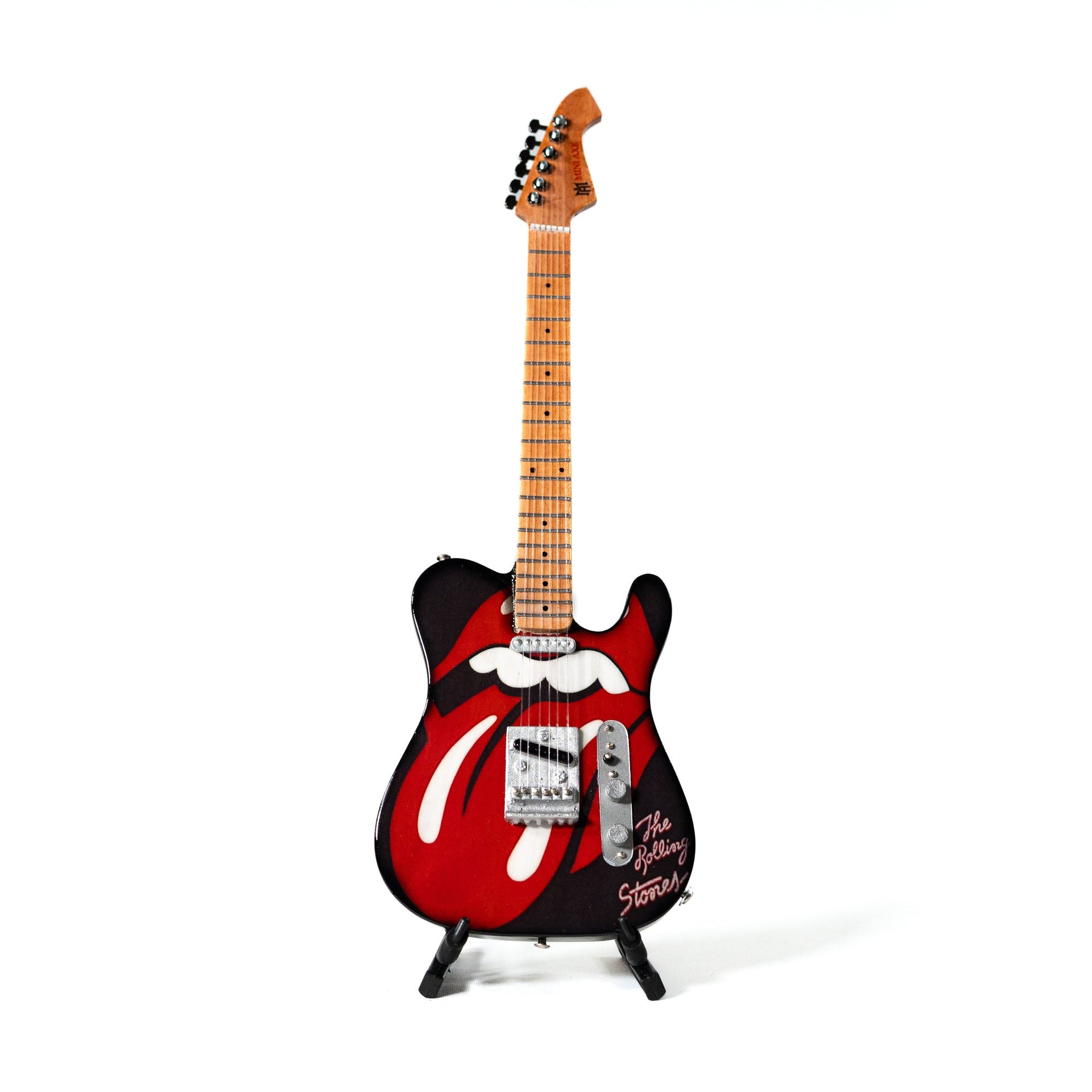 The Rolling Stones "Tongue and Lips" Mini Guitar