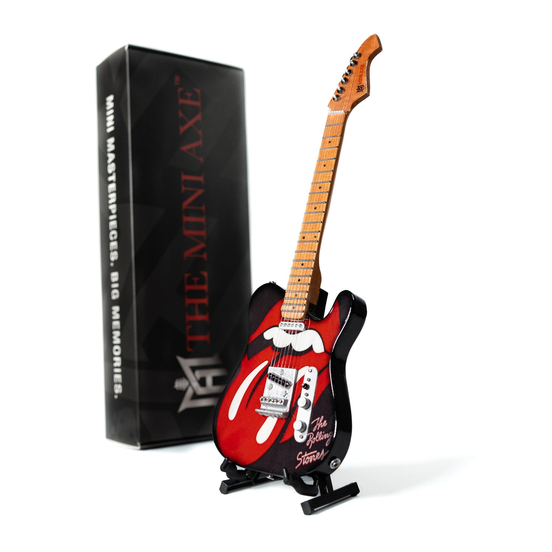 The Rolling Stones "Tongue and Lips" Mini Guitar
