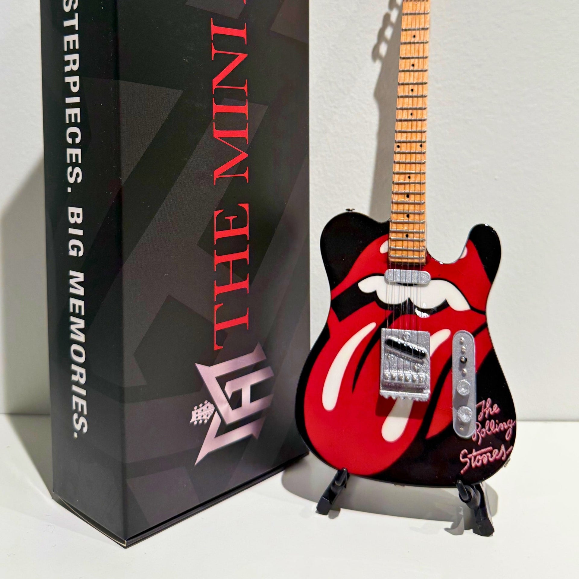 The Rolling Stones "Tongue and Lips" Mini Guitar