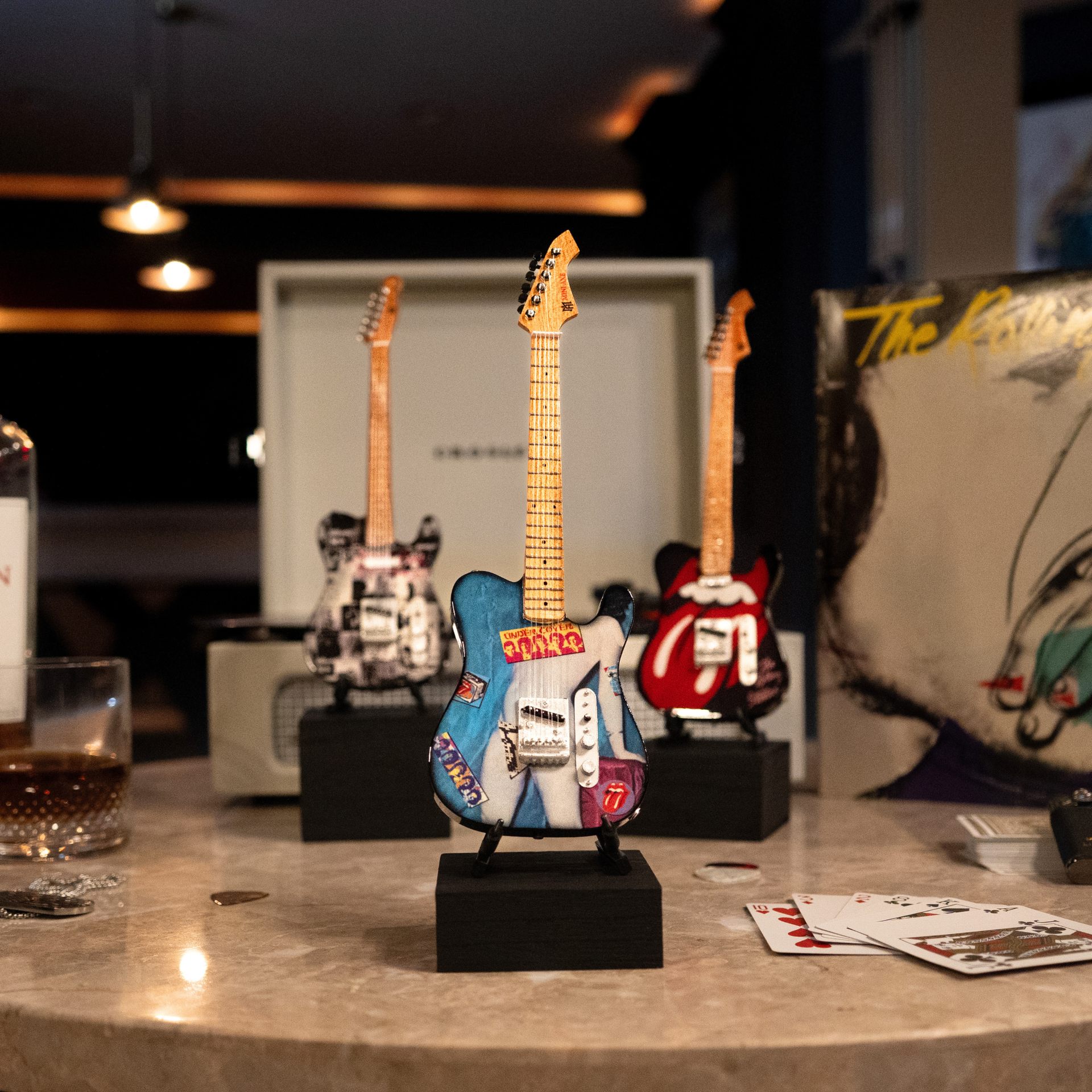 The Rolling Stones "Undercover" Mini Guitar