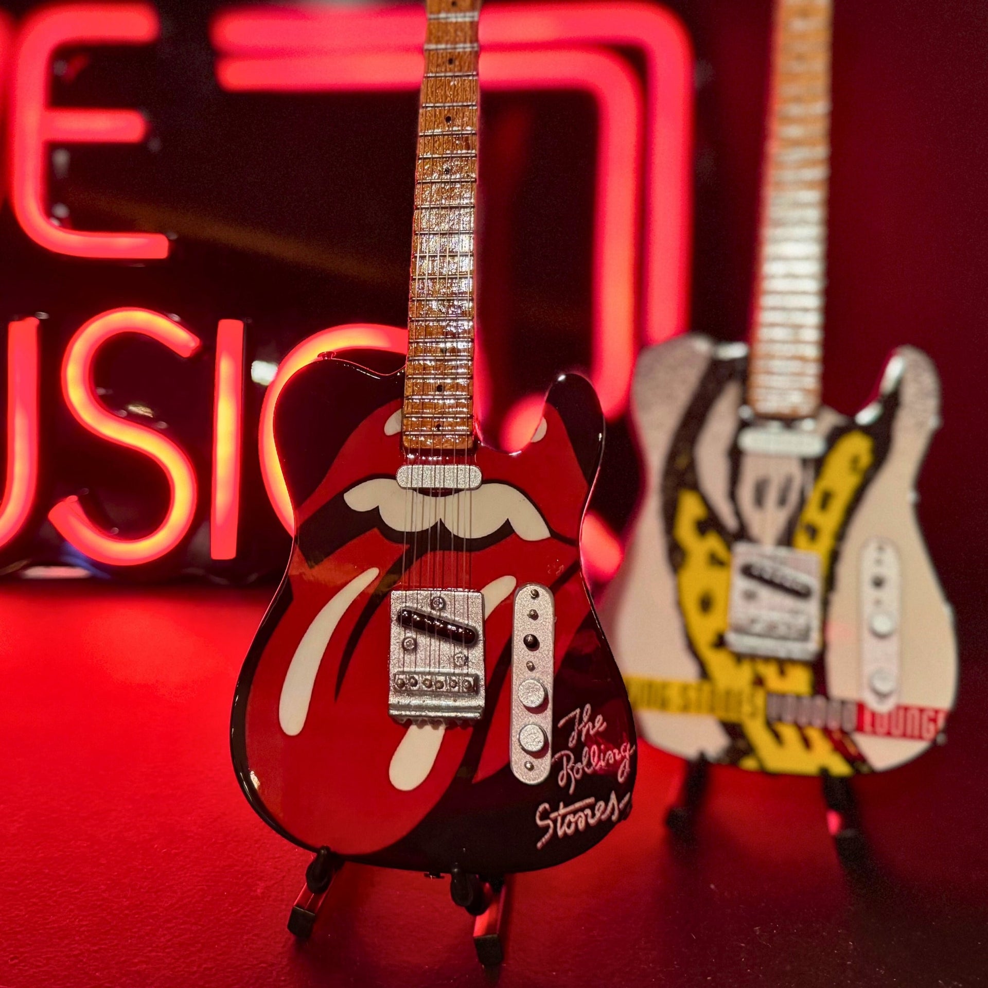 The Rolling Stones "Voodoo Lounge" Mini Guitar