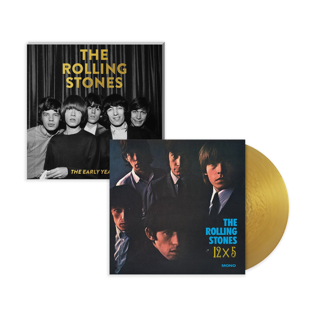 The Rolling Stones x Goldmine - Early Years Book + Exclusive 12x5 Gold Vinyl