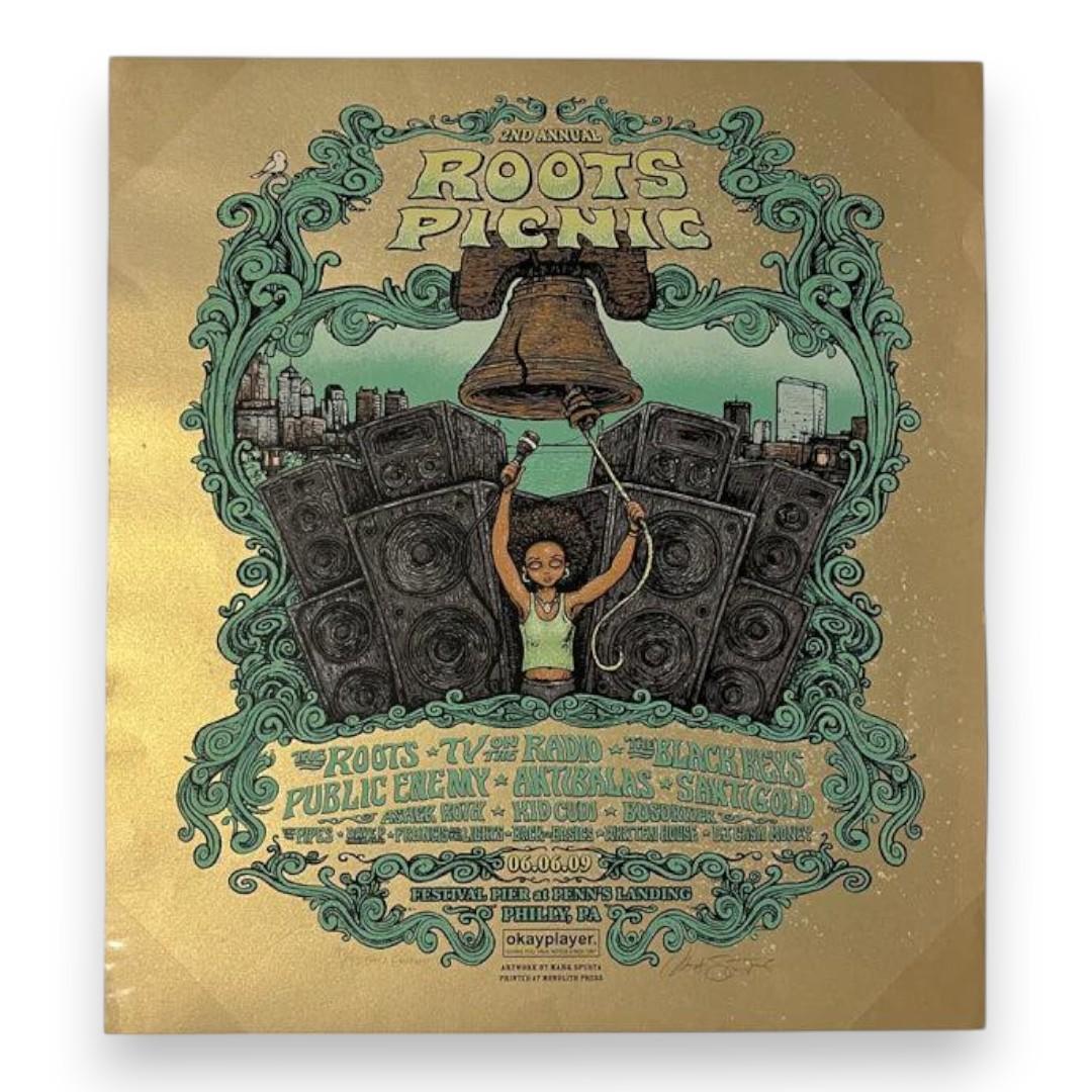 The Roots Picnic – Festival Pier, Philadelphia (Jun 6, 2009) by Marq Spusta (Gold Variant)