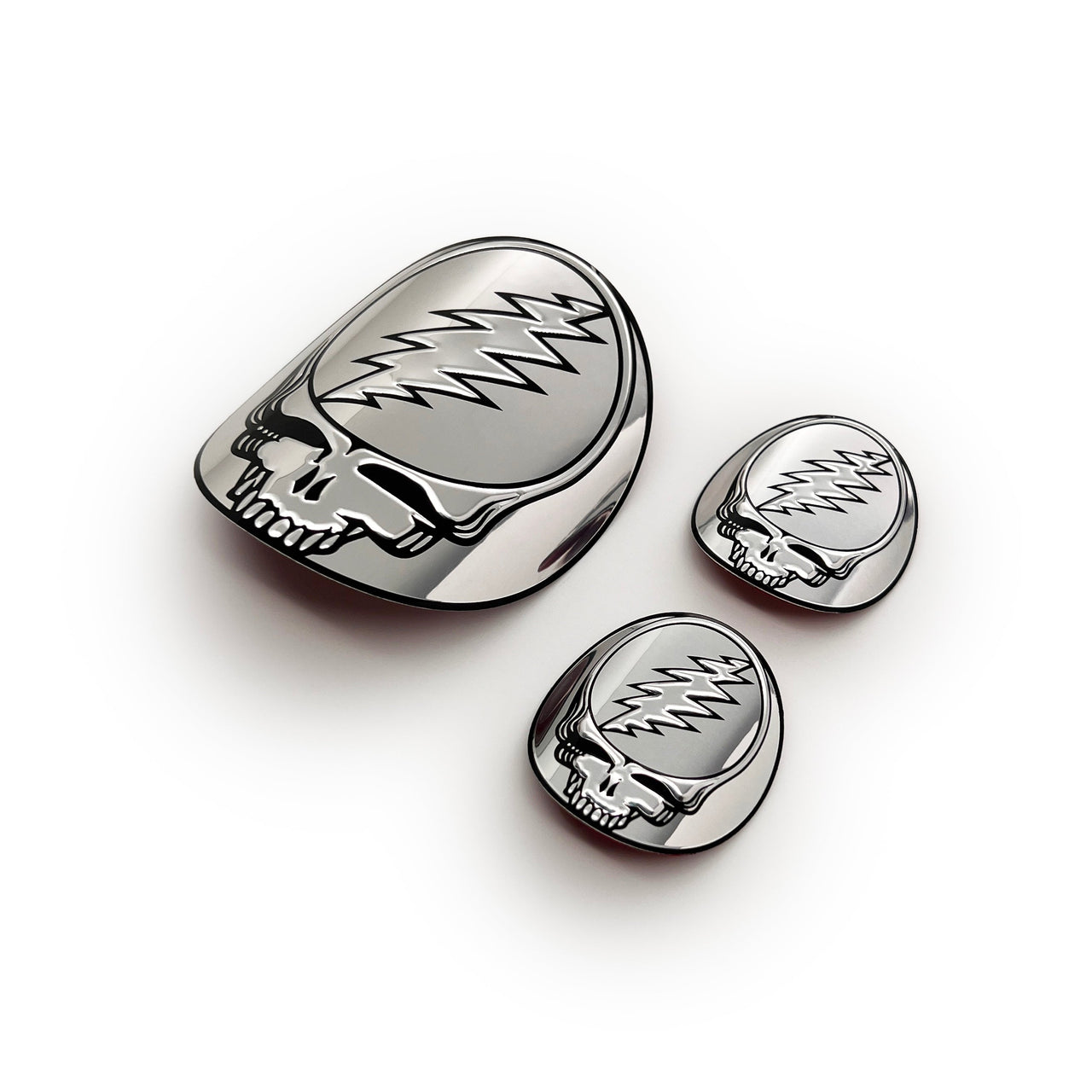 The Silver Stealie Bottle Badge (3-Pack)